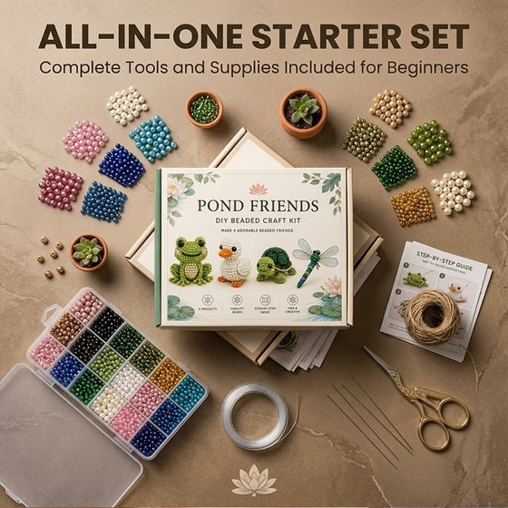 3D-perledyrsett - DIY-miniatyrperlesett for nybegynnere