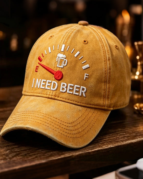 Dashboard Øl Brodert Baseball Caps