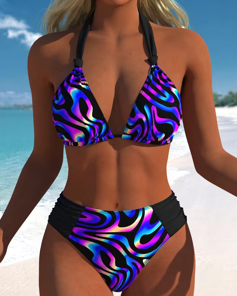 Bikini Gradient Bølge Trykk