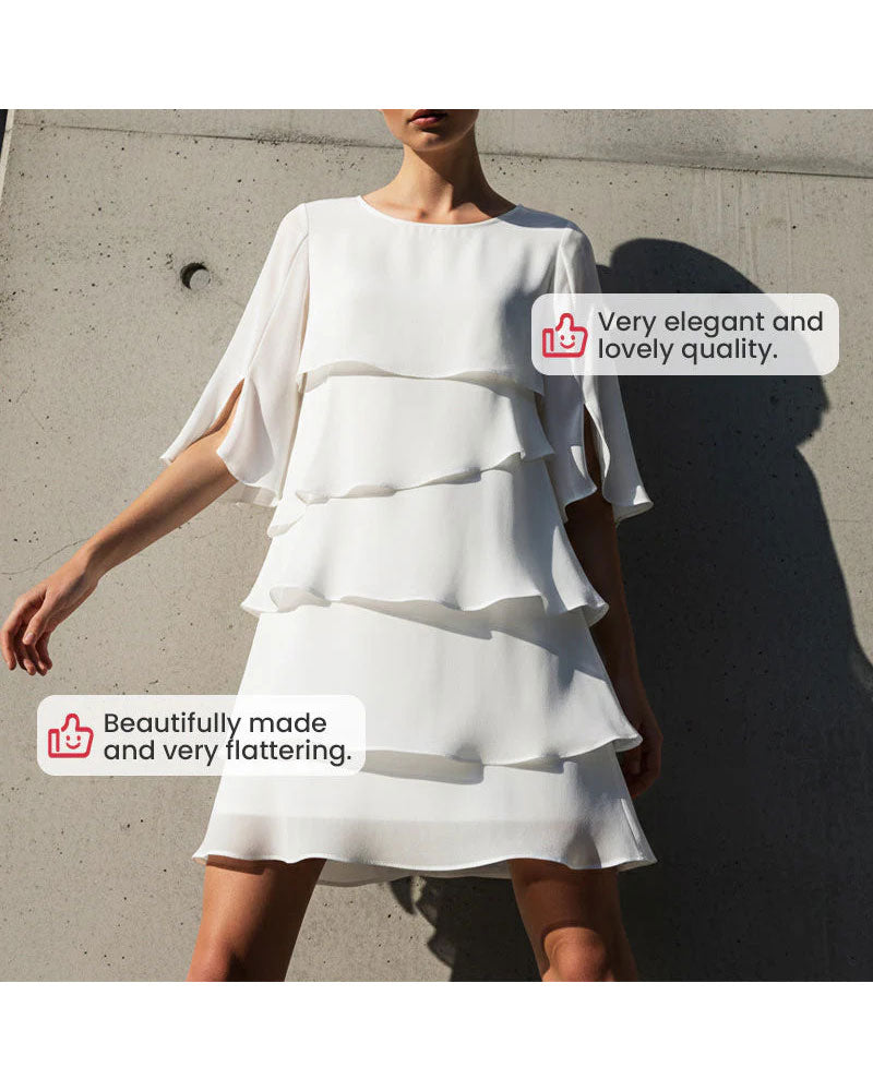 Kjole Løs Rund Hals Kake