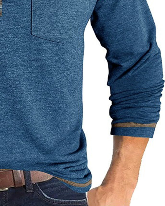 Bluse Menn Knapp Jakkeslag Polo