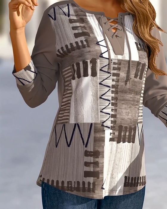 Topp Stilig Korsende Stropp Rutetrykk