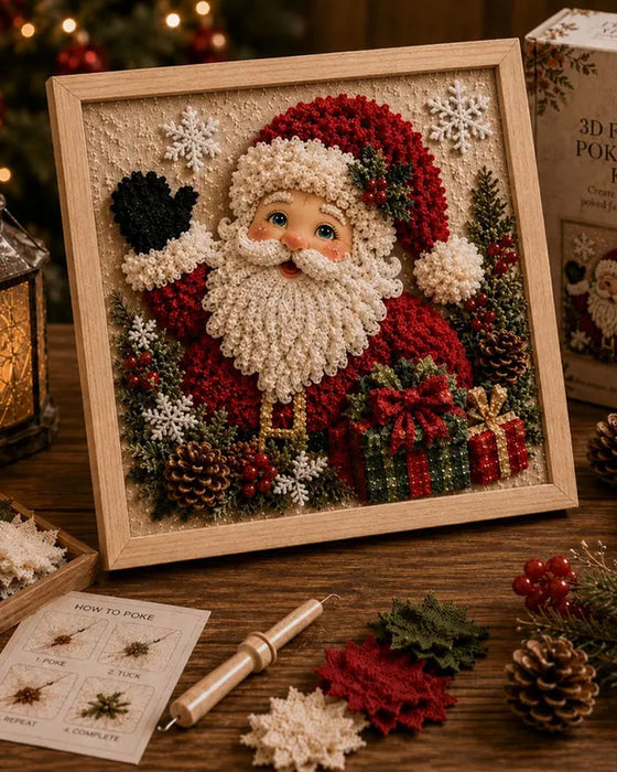 Jul Nålefiltning Stoff DIY Sett
