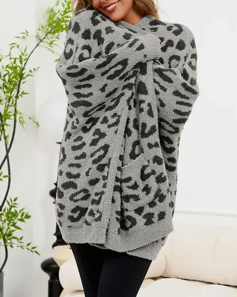 Cardigan Lomme Casual Lang Erme