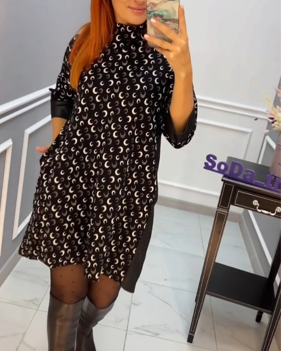 Uformell sommerfugl trykket kjole