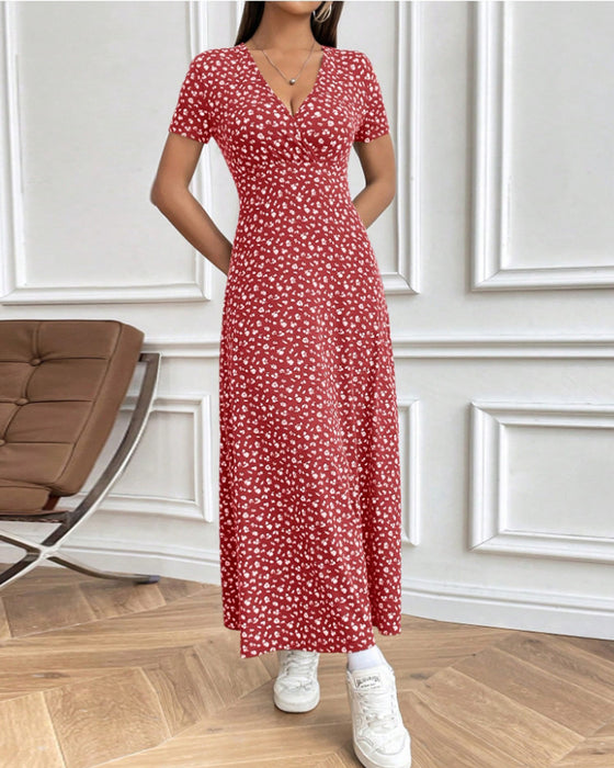 Kjole Sexy Elegant Mønstret