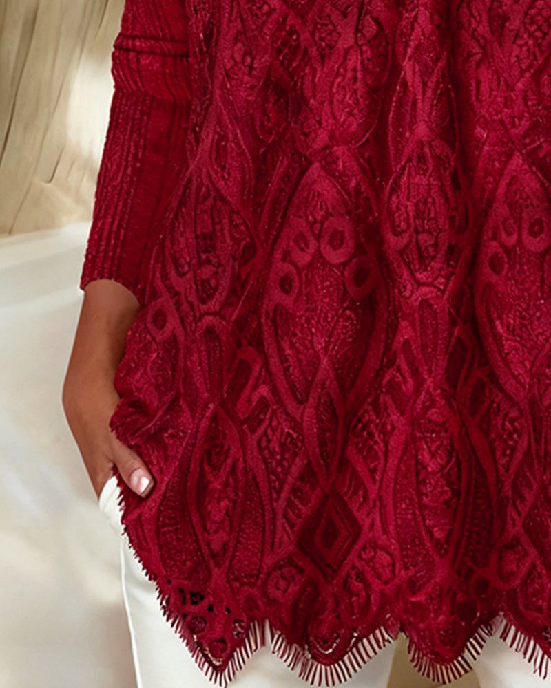 Topp Firkantet Hals Armhule Knipling