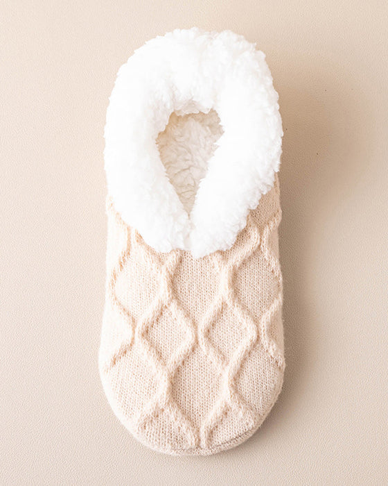 Koselige anti-skli termiske gulvsokker