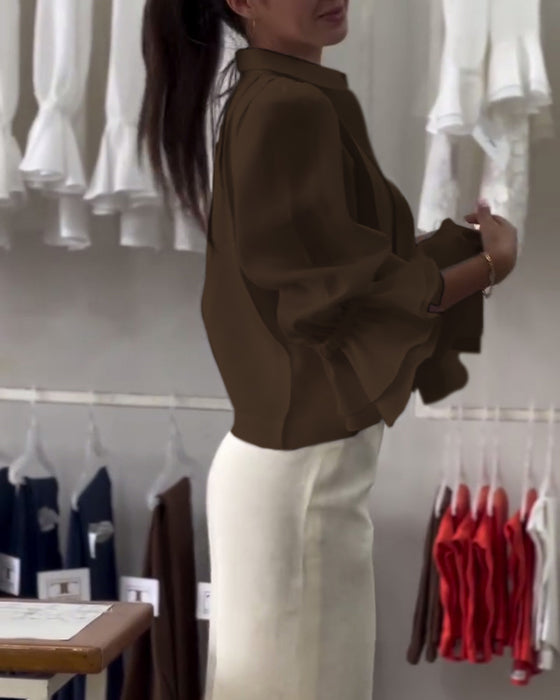 Skjorte Pufferm Rysj