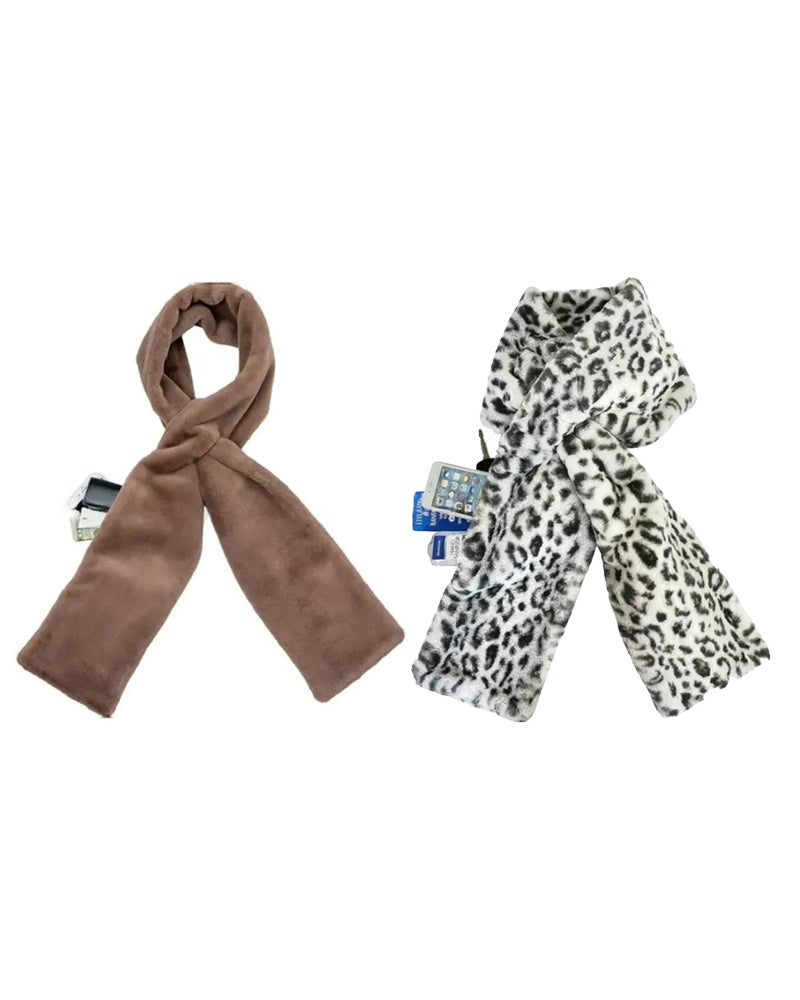 🎁Skjult Lomme Koselig Skjerf Varm Myk Og Sikker Glidelås🧣