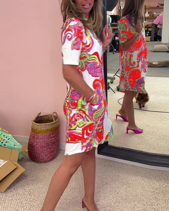 Kjole med slank passform