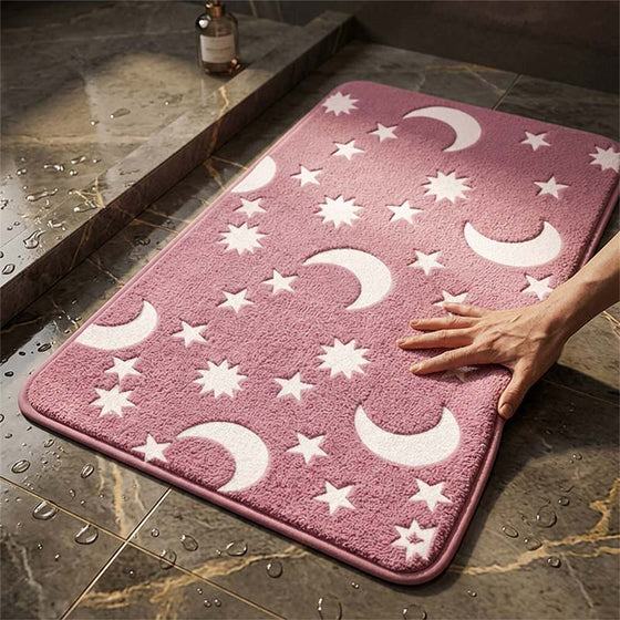 Mørkerglimmende Korallfleece Gulvmatte