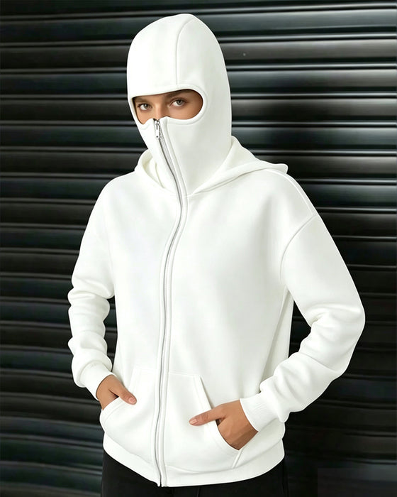 Jakke Hetter Avslappet Glidelås Sweatshirt