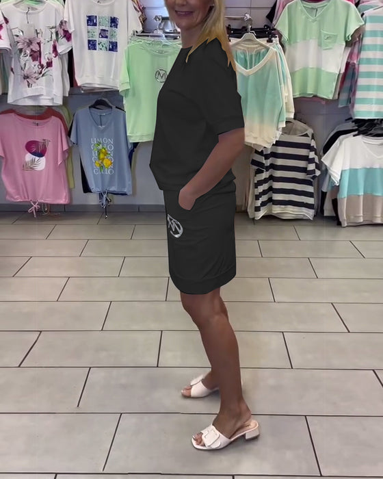 Dress Trykt Stilig Avslappet