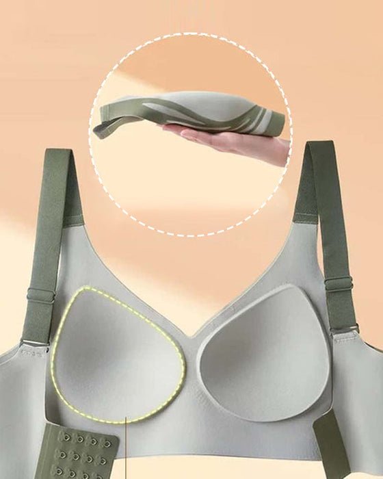 Løfte anti-sagging trådløs push-up bh