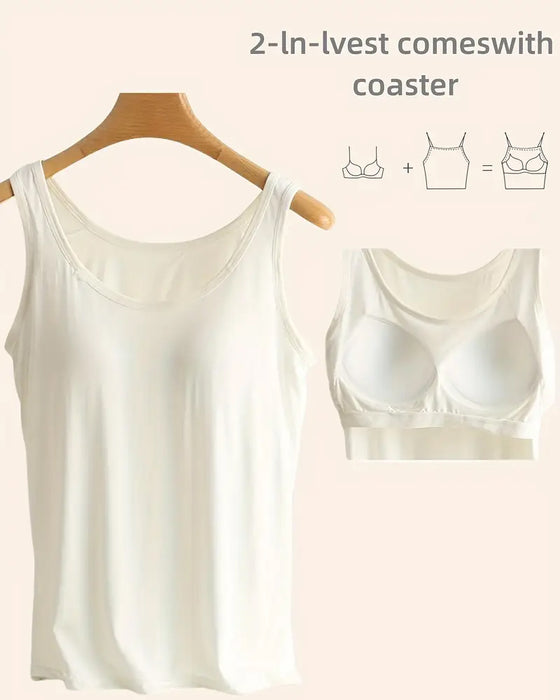 Cami Topp Én Del Ensfarget Grunnplagg