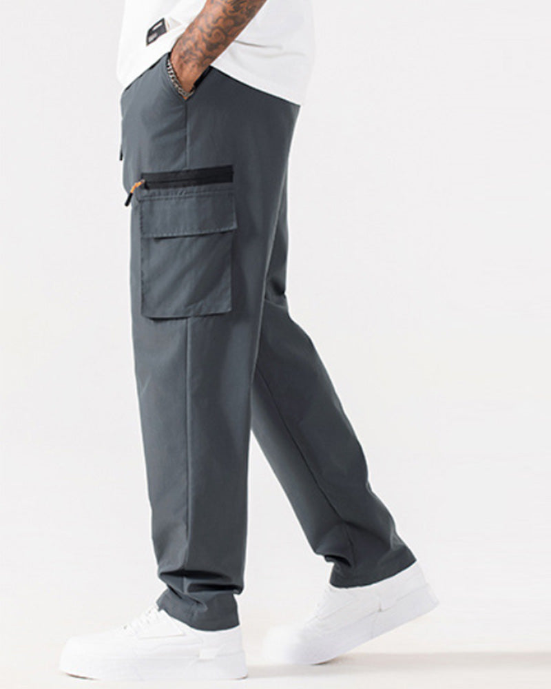 Bukser Løse Avslappede Flerlomme Cargo