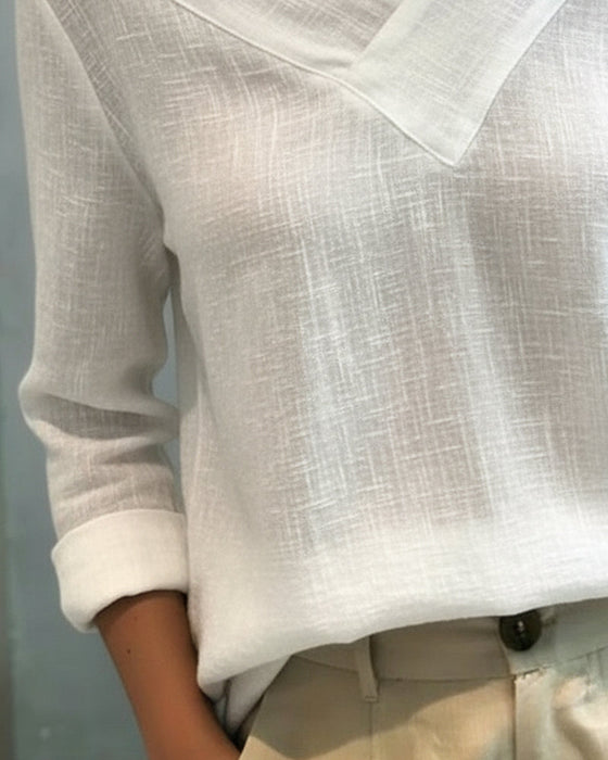 Topp Stilfull V-Hals Skulderfri