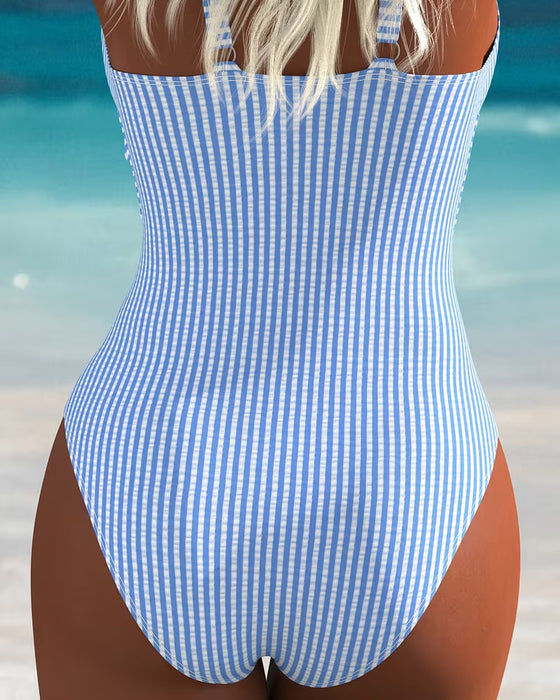 En Delt Halter Uthuling Stripe