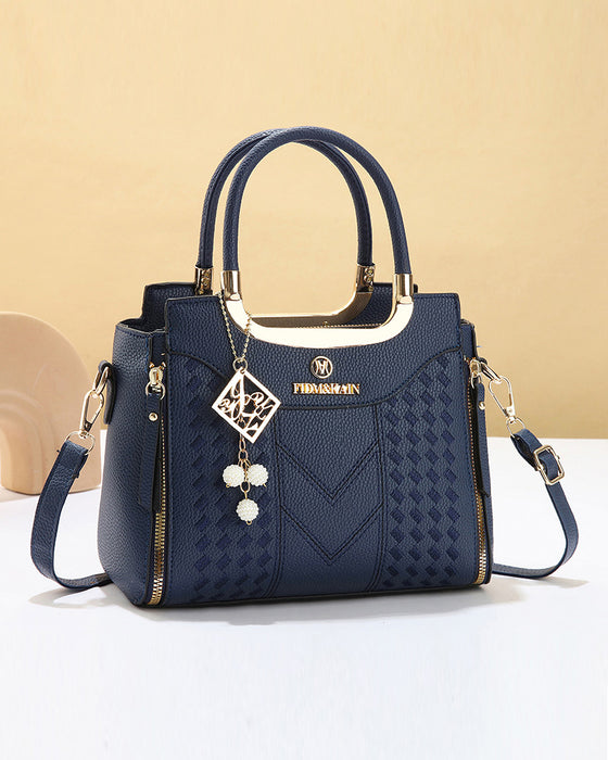 Veske Kvinne'S V-Søm Topphåndtak Satchel
