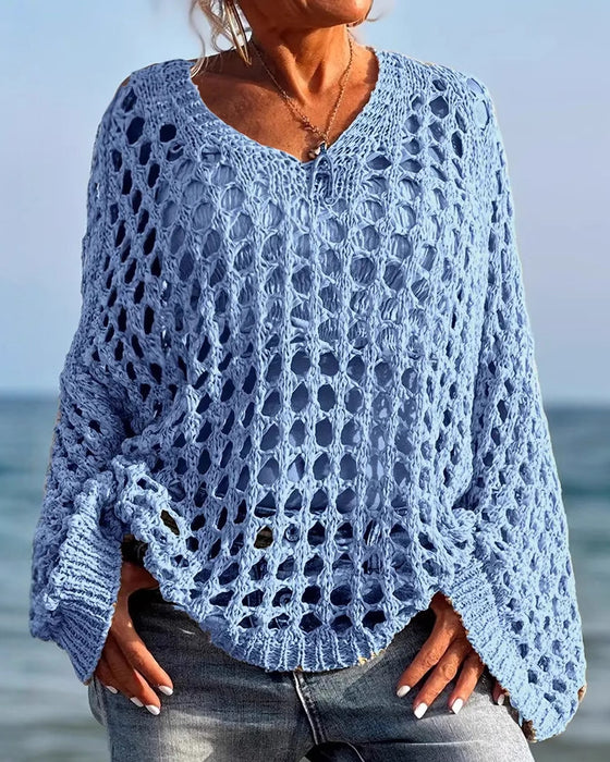 Pullover Lang Erme Hul Ut
