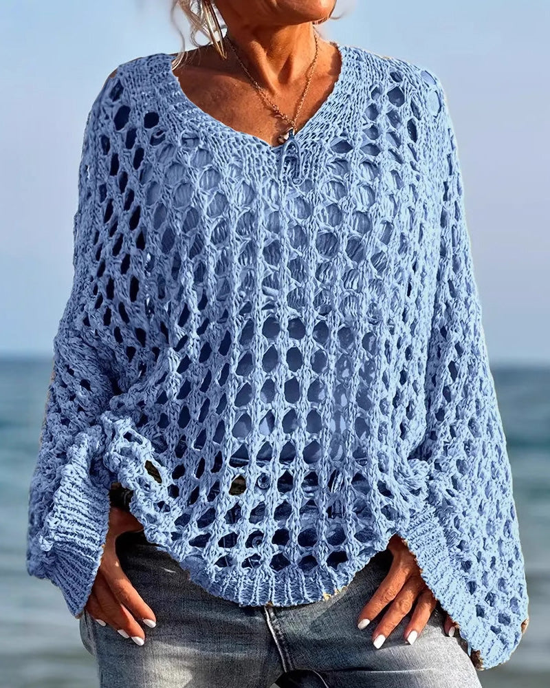 Pullover Lang Erme Hul Ut