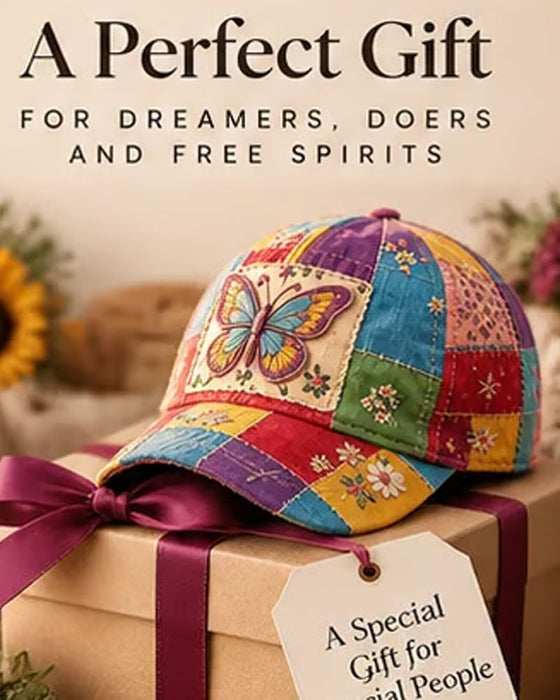 Sommerfugl Brodert Baseballcaps