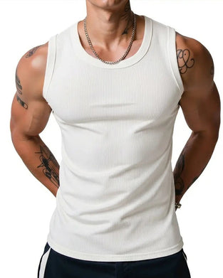 Tanktop Herrer Ribbet Racerback