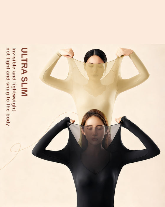 Ultratynn Sømfri Termoundertøy For Kvinner