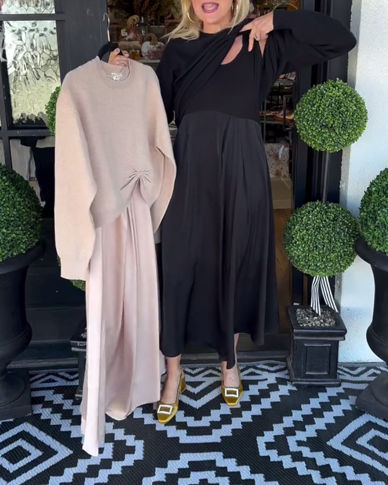 Helfarget Sett Med Plissert Og Allsidig