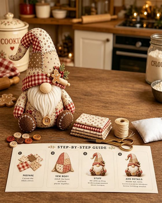 🧵 DIY Lappeteppe Gnome Kit – Lag Din Egen Søte Gnome 🧙‍♂️