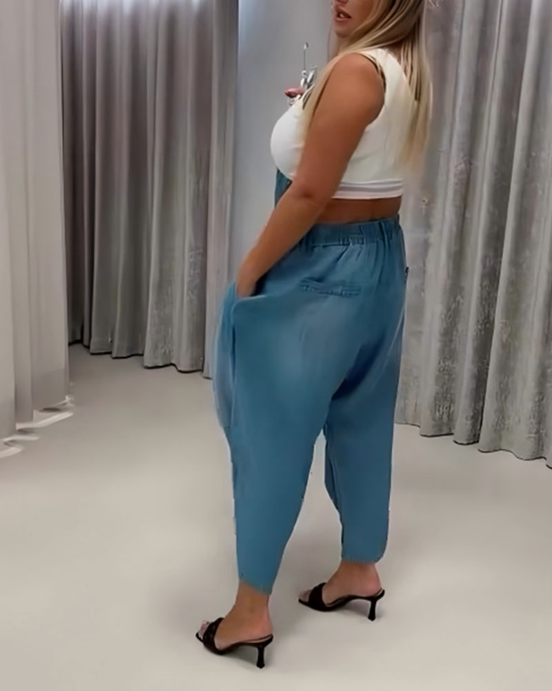 Bukser Med Trendy Design Og Lykteform