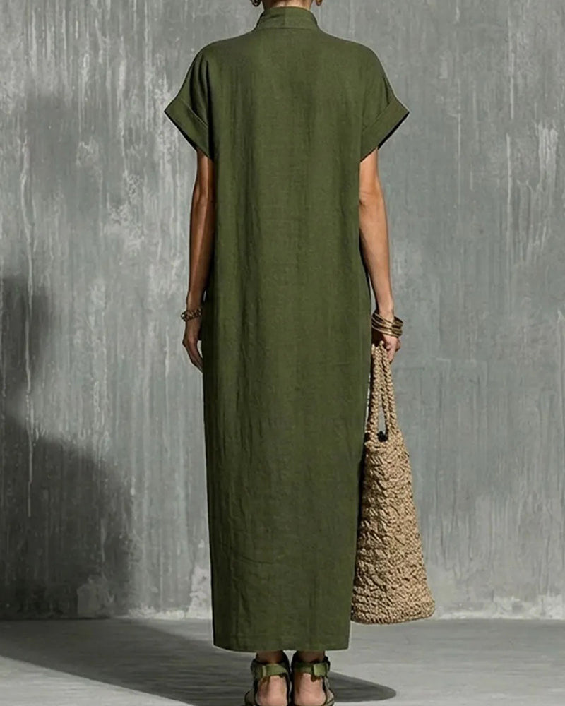 Kjole Kortermet Snøring