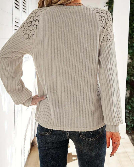Topp Ribbet Blonderpanel
