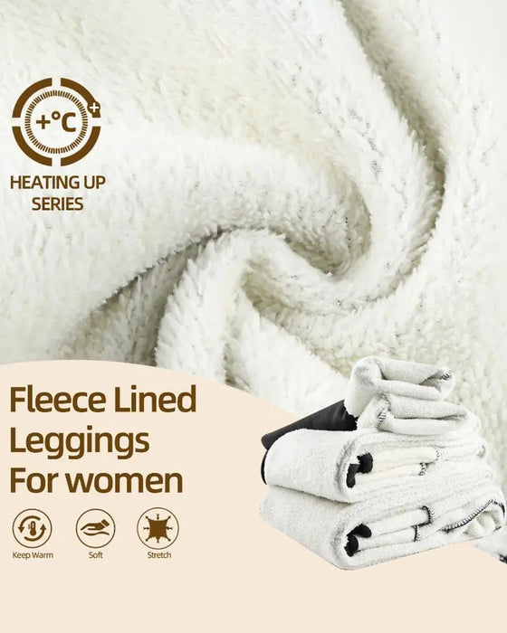 Leggings Varm Høy Midje Koselig Fôret