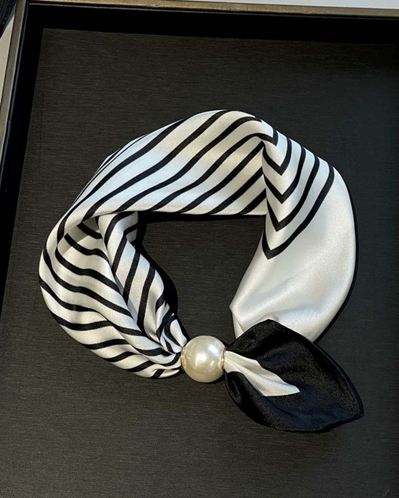 Enkel Glamour: Perlehalsbåndskjerf 🧣