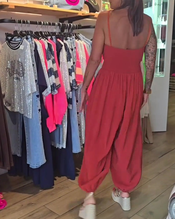 Jumpsuit Bandeau Spagettistropp Brei Ben