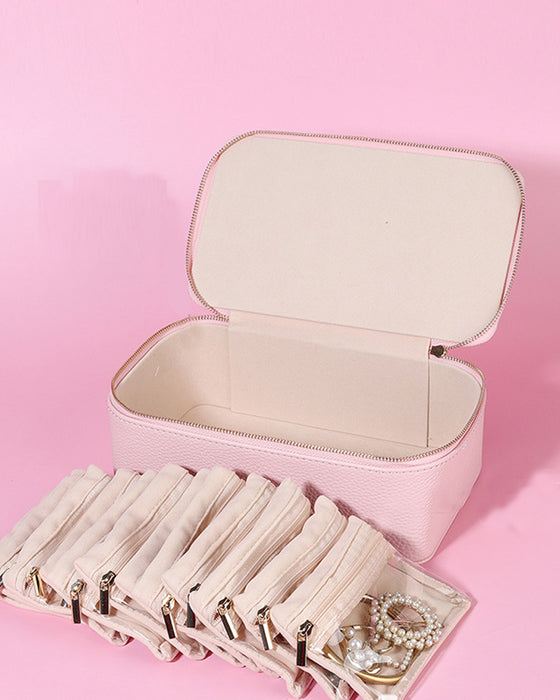 Reiseskrin For Smykker Med Små Punger