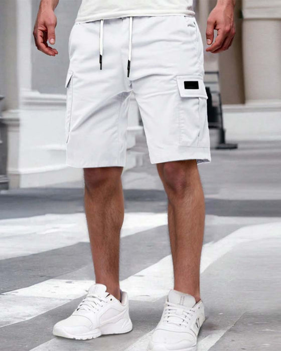 Shorts Cargo Lomme Avslappet Snøring