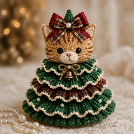 🎄 Hekle Dyr Juletre DIY Sett