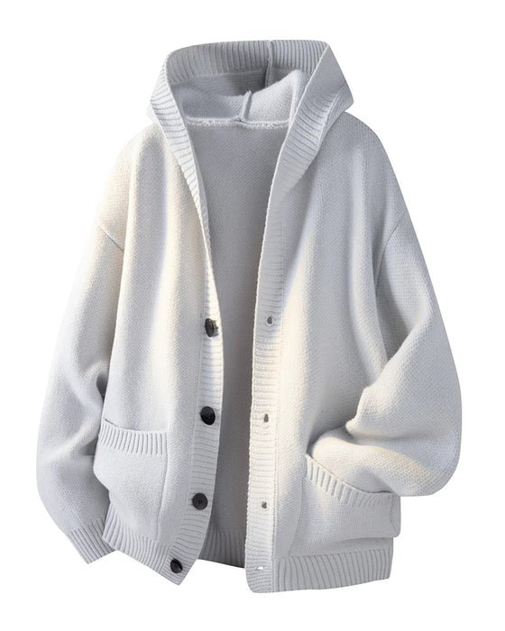 Cardigan Hetta Knapp Lomme Herre