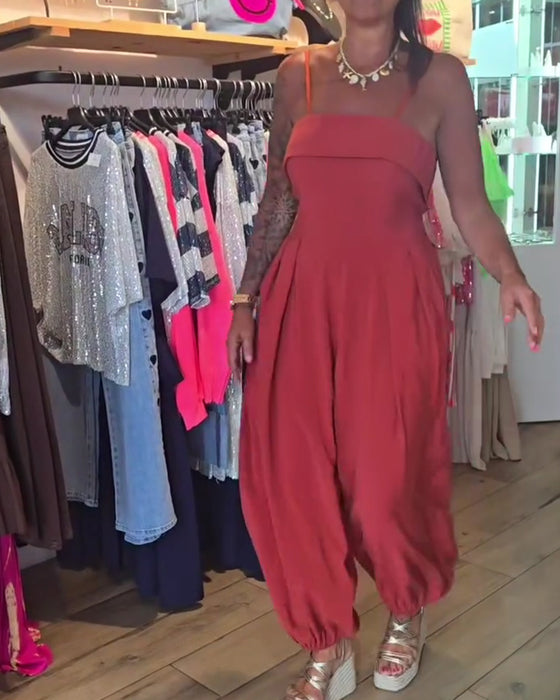 Jumpsuit Bandeau Spagettistropp Brei Ben