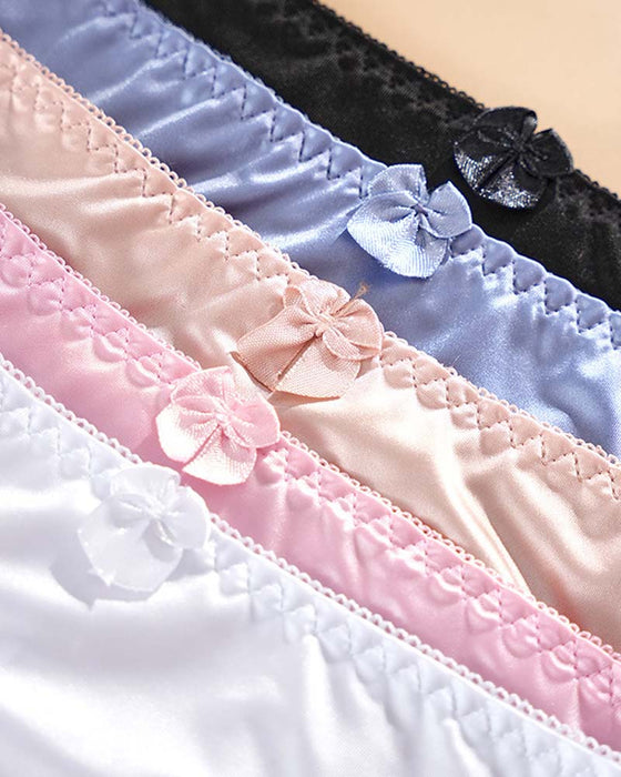 Truser Dame Elegant Satin Knipling
