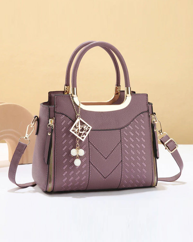 Veske Kvinne'S V-Søm Topphåndtak Satchel