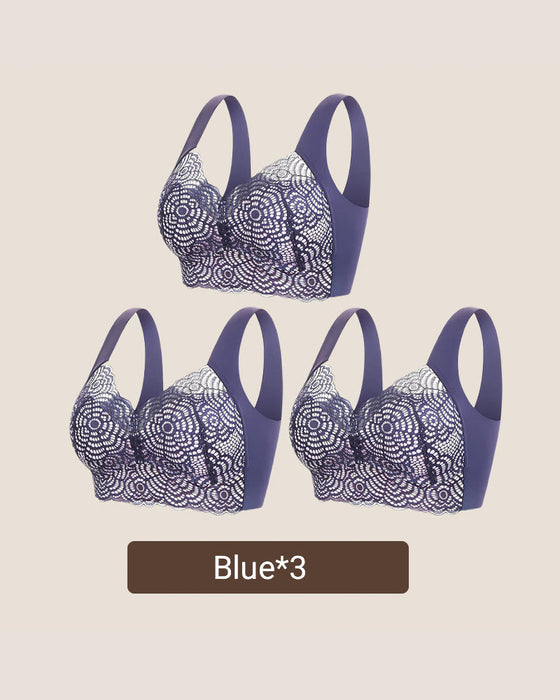 🤩SISTE DAG AV SALGET 🔥Ultimat løft & støtte – Blonde-BH i plus size