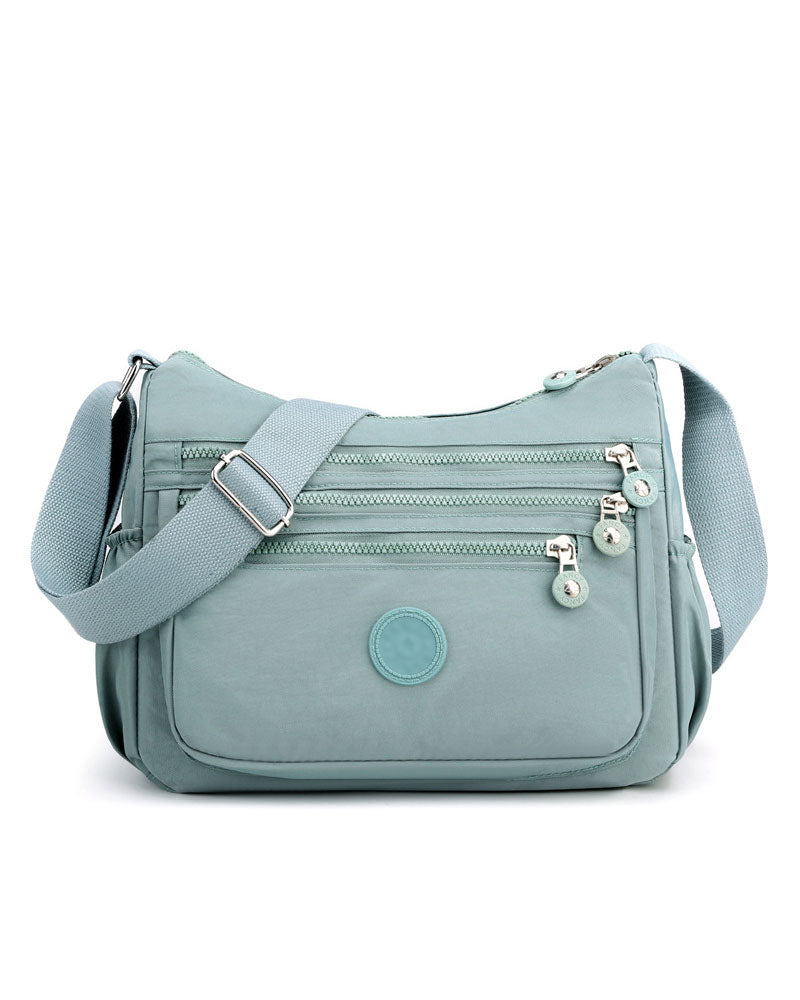 ⌛ Tidsbegrenset Tilbud – Lett Vannavstøtende Crossbody Veske 👜