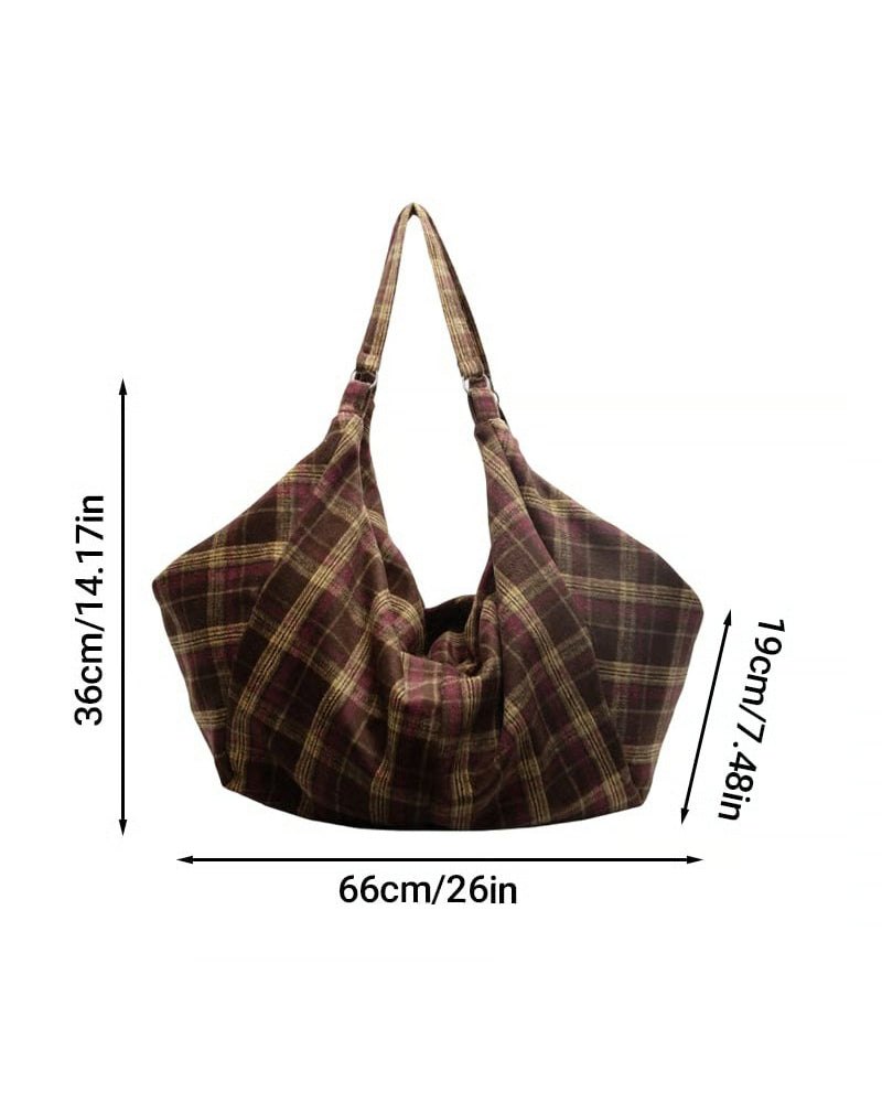Veske Casual Stor Kapasitet Kryssband Tote