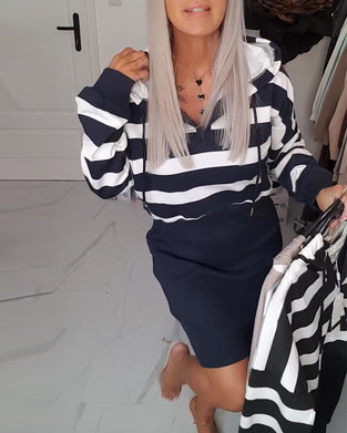 Sett Stripet Hette Avslappende