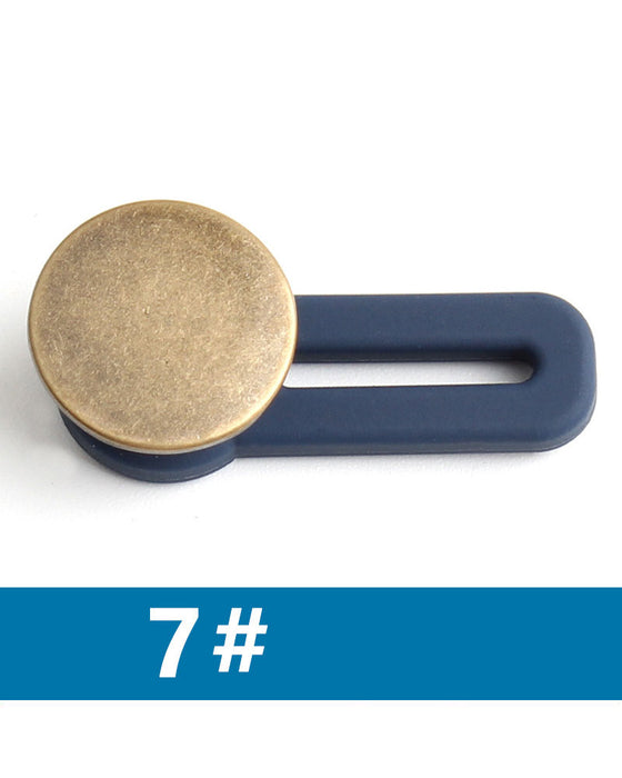 Fjærbelastet Metallknapp For Midjeutvider Til Jeans