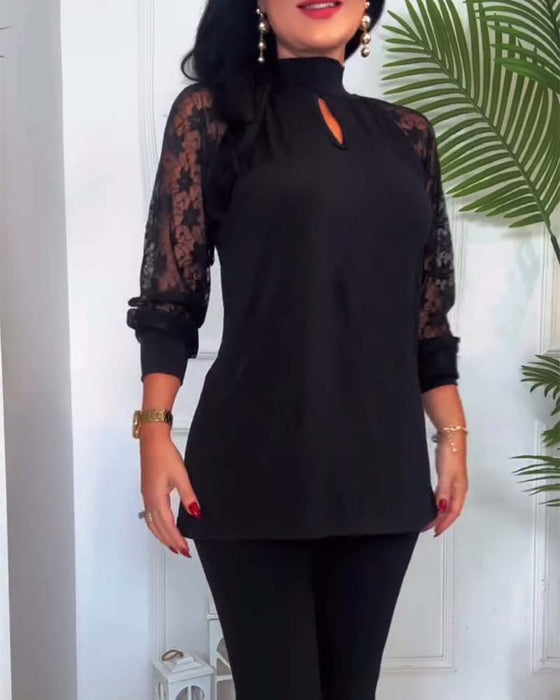 Topp mote ensfarget heklet lappeteppe med blondermer